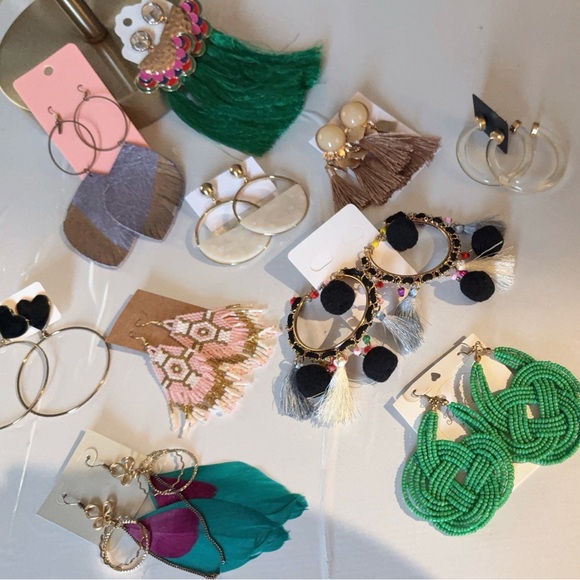 Colorful Bohemian Earring Set - Picture 3 of 4